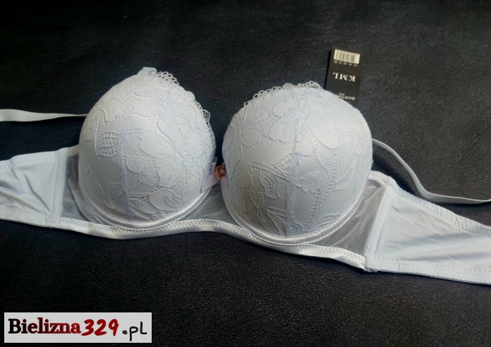 biały biustonosz